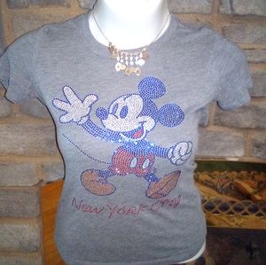 BLINGED WALT DISNEY MICKEY TEE VINTAGE